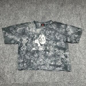 Zion Rootswear Vintage Style Janis Joplin Faded Tie Dye Black And Gray Large